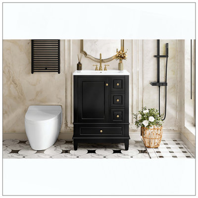 Tablettes de meuble-lavabo en céramique Modern Modern