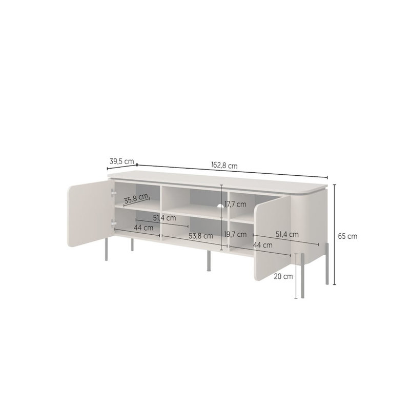 Unfinished TV Stand for TVs up to 65"