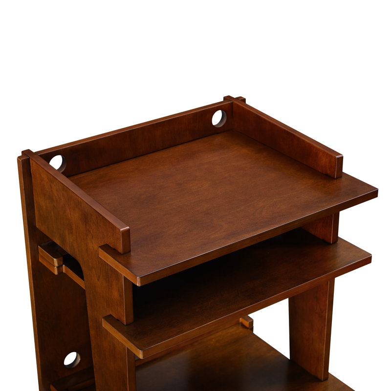 Cabinet audio Belle Haven, Acajou