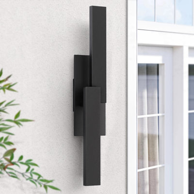 21''H Dimmable LED Grey Aluminum Outdoor Wall Light