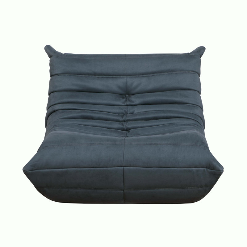 Chaise sans accoudoirs en microfibre, Microfibre gris anthracite