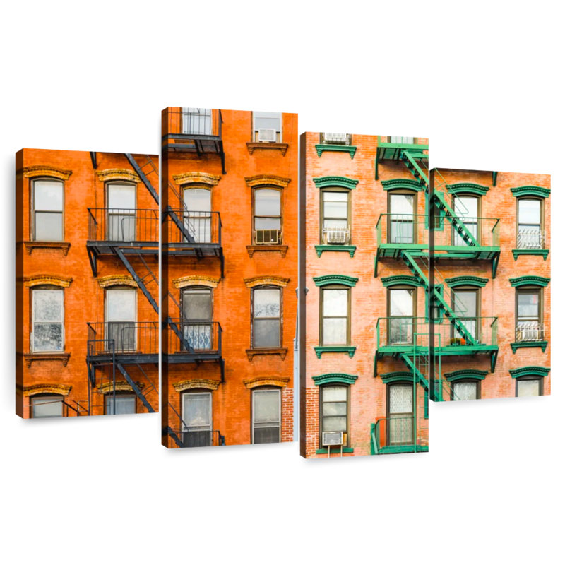 Lilie NYC Fire Escapes, H 22 po x l 36 po