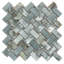 Feuille de mosaïque en porcelaine Splendor l 11,81 po x L 11,81 po