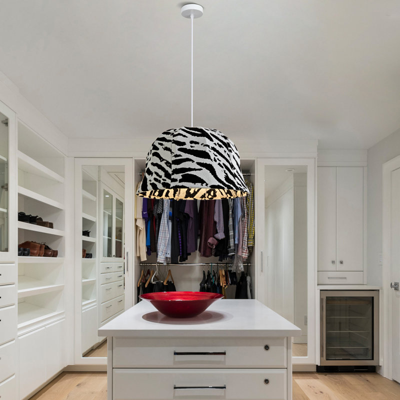 Luminaire suspendu noir 1 lumière