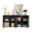 Buffet d'appoint moderne avec portes en acrylique