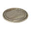 Sutton Round Travertine Tray Set