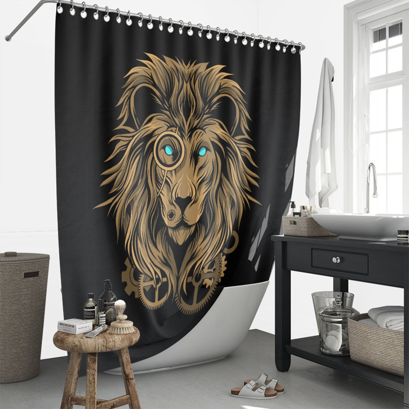 Shower Curtain, 72" H x 70" W