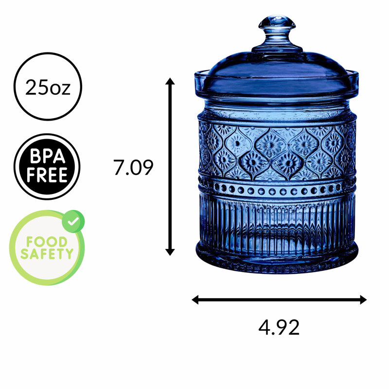 Claro Canister Set, Blue
