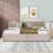 Gerniya Modern Linen Fabric Upholstered Daybed with Two Storage Drawers, Twin Size-471889578
