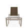Holna Outdoor Rust-Resistant Metal Chaise Lounge