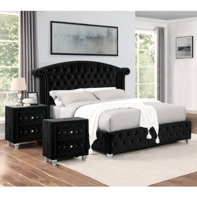 Ensemble de chambre à coucher 3 pièces Waldstrmidt