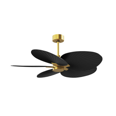 Alessandra Tropical - Five Blade Ceiling Fan - Matte White Finish - Matte White Blades