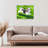 Happy Maltipoo Running Framed Giclee, design by George Dyachenko-593612052-593612055
