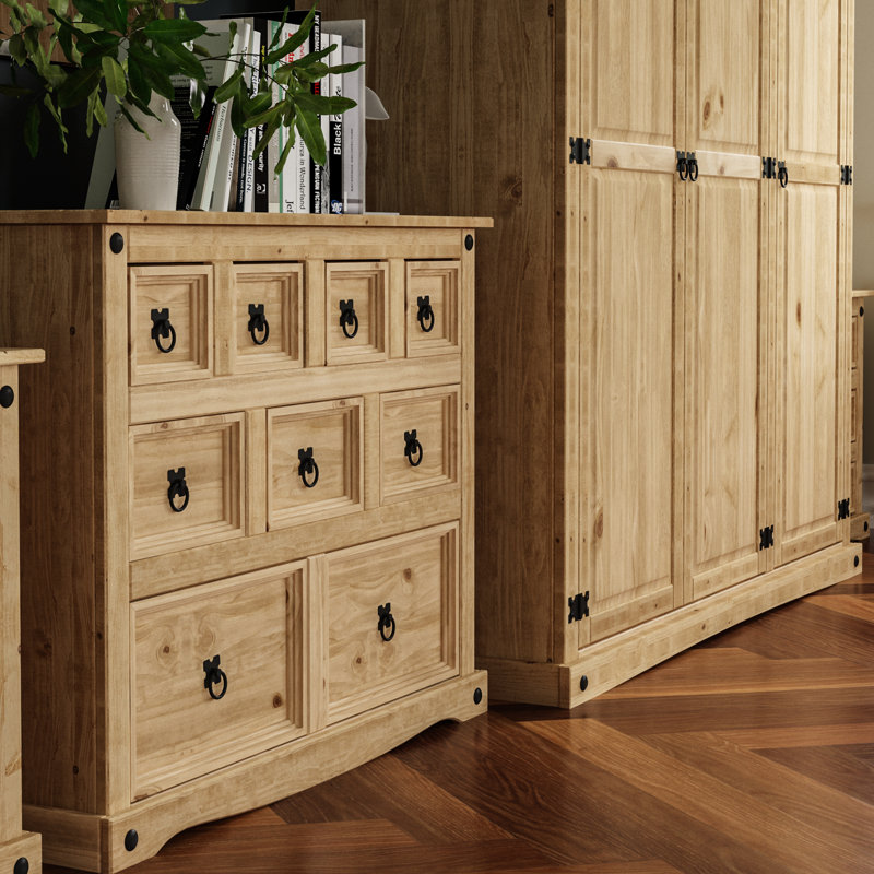 Harold Solid Wood Piece Bedroom Set
