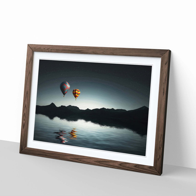 Single Picture Frame Print, Walnut