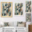 Bleu, orange, minimalisme, profondeurs tranquilles - minimalisme, art mural, salon-1126663865-1126663863