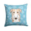  Coussin Snowflake Borzoi 14 "