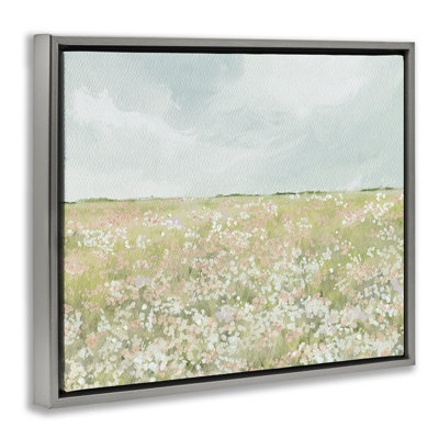Cadre flottant Budding Field, par Leah Straatsma