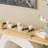 Cole And Grey Marble Garland Decorative White Candle Holder With Brown Tassel And Black Beads-2124080681