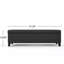 Banc de rangement en similicuir Geffray-124528263