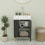 Meuble-lavabo en bois 21,6 po-312631959