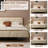 Nelsie Upholstered Platform Bed with Velvet Tufted Headboard-1002191325-996180396