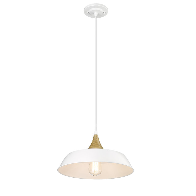 Elisabet 1 - Light Dome Pendant, White
