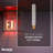 Candelabra 9 W T6.5 E17/Intermediate Dimmable 2700 K Incandescent Bulb