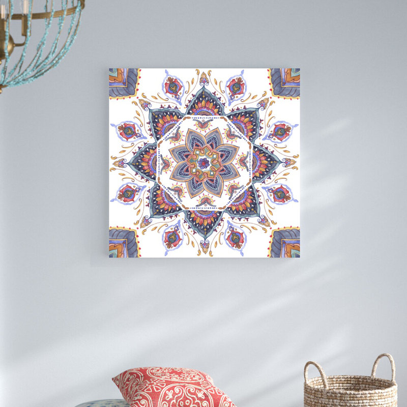 Mandala méditation I, H 30 po x l 30 po