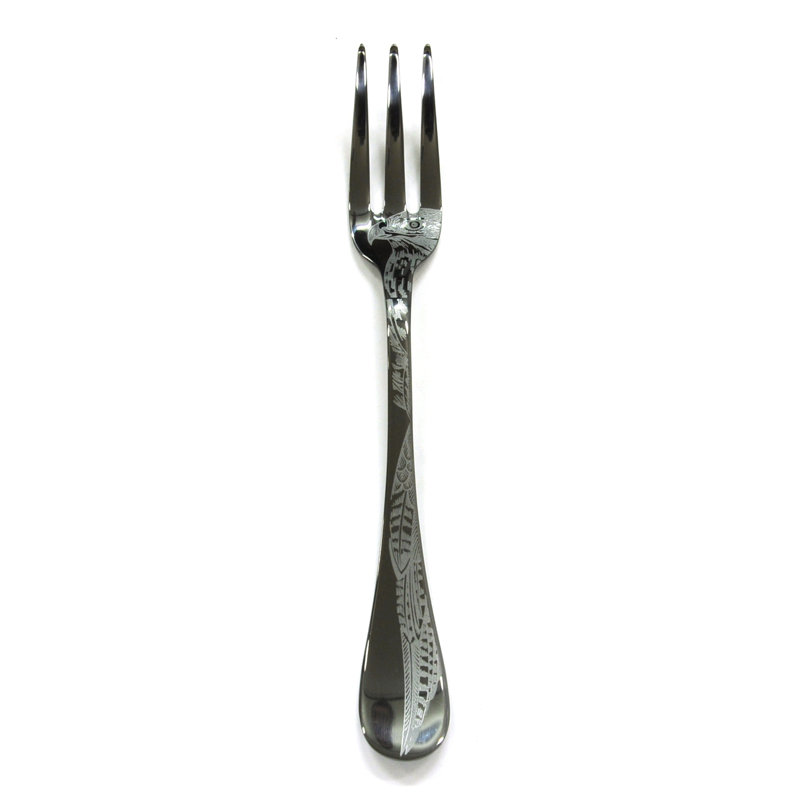 Caccia Serving Fork - 12 Pieces, Oro Nero