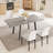 Keiah 4 - Person Butterfly Leaf Dining Set-1432251176