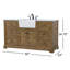 Ensemble de meuble-lavabo simple 60 po Pardue-468262963