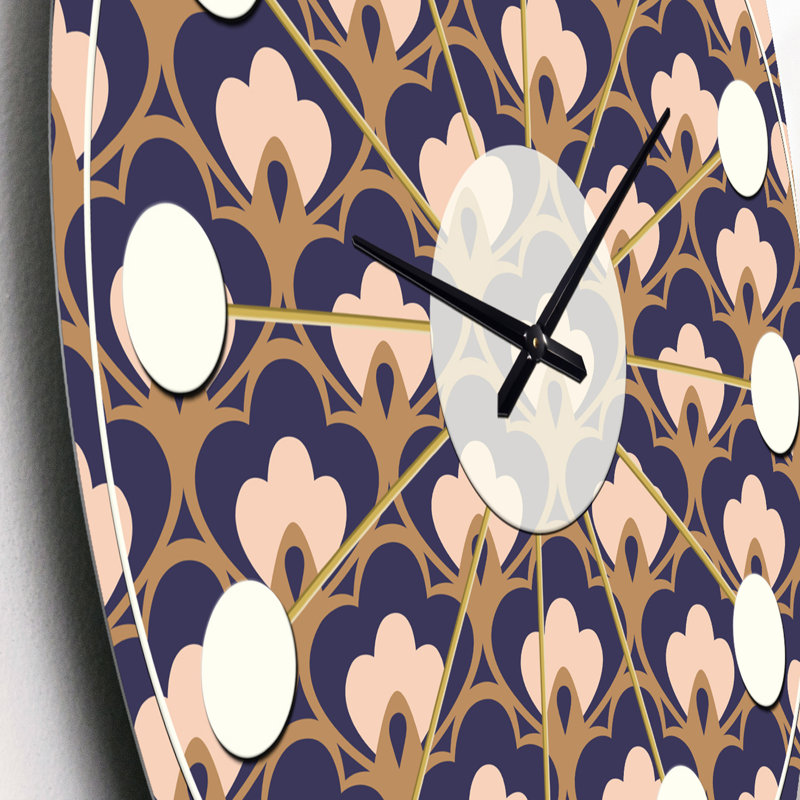 Horloge murale rétro Mid-Century, Petit