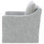 Fauteuil pivotant gris Merced