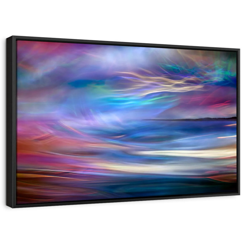 Abstract " Evening Ferry Ride ", 31" H x 21" W