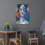 Mur en métal Wrought Studio ™ «Portrait coloré» par Design Fabrikken-967803948