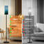 Lampe sur pied moderne à intensité variable avec télécommande, pédale, abat-jour, abat-jour, grand lampadaire pour salon, chambre à coucher, bureau