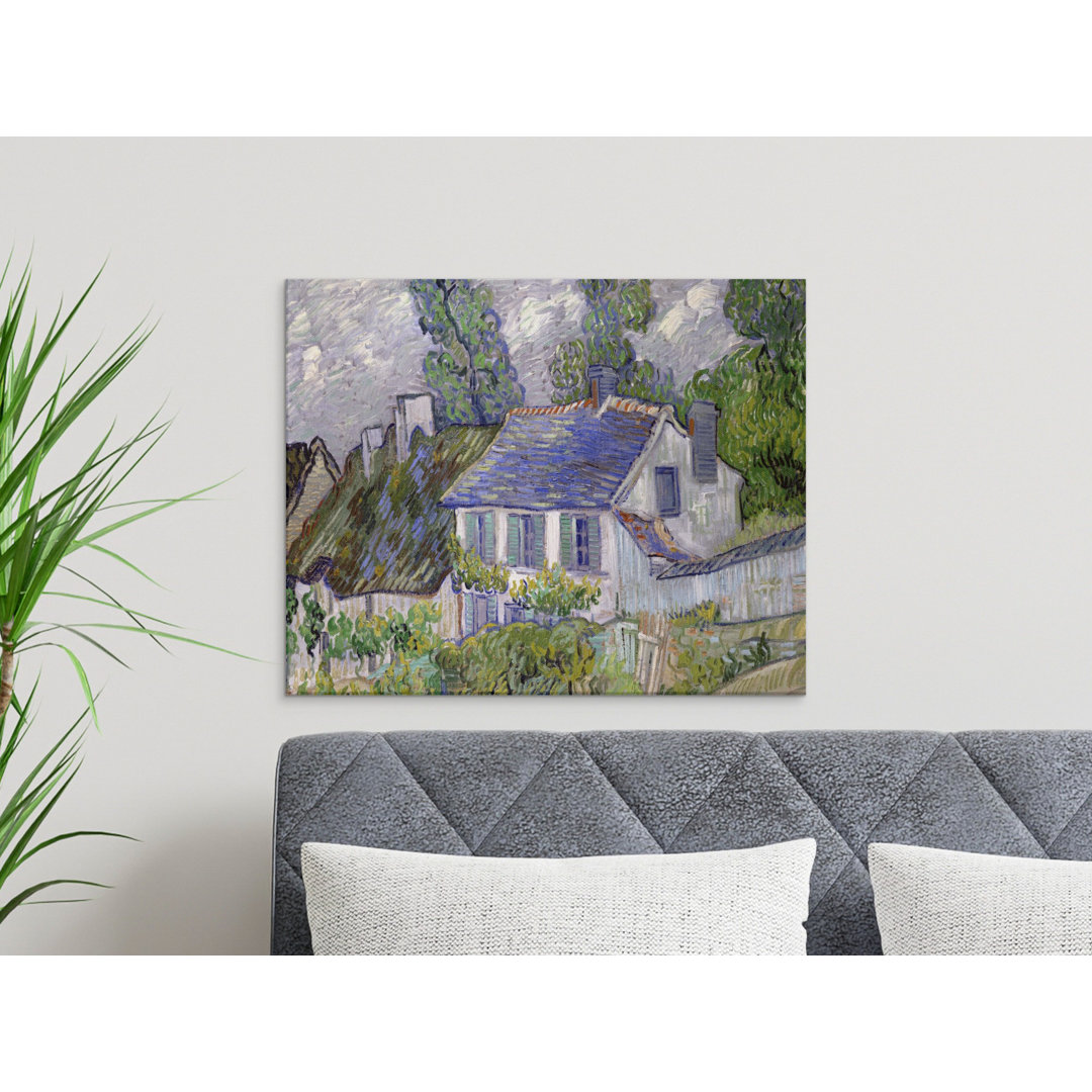Van Gogh Auvers Village Canvas Print