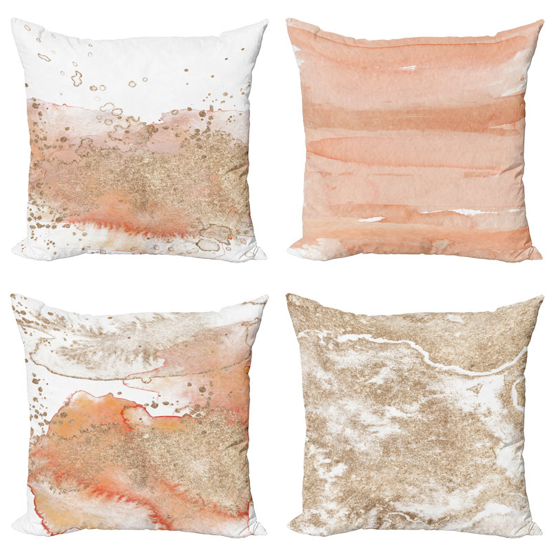 Housse de coussin Moncalieri, Brun, 16 po x 16 po