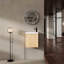 Meuble-lavabo mural 18,5 po avec lavabo en résine, porte simple à fermeture douce, bois naturel, conçu pour optimiser l'espace