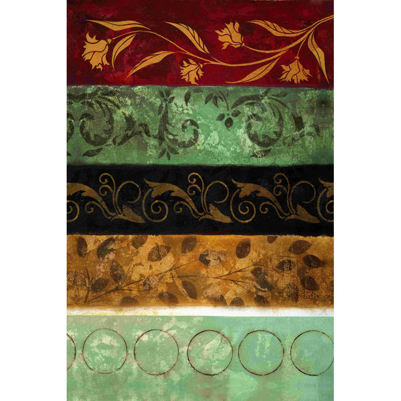 Lignes d'art sur toile tendue, H 18 po x l 12 po