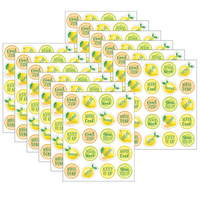 Autocollant zeste de citron