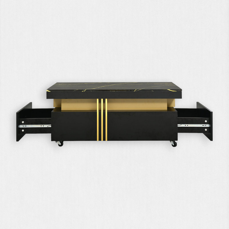 Maryjoan Coffee Table, Black