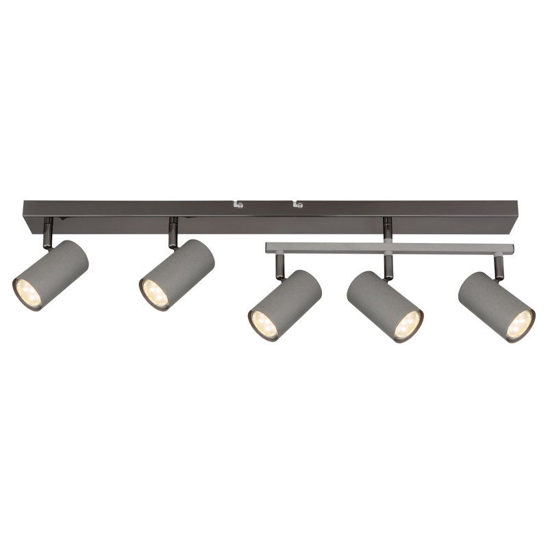 Christene Spotlight, Satin black, Walnut