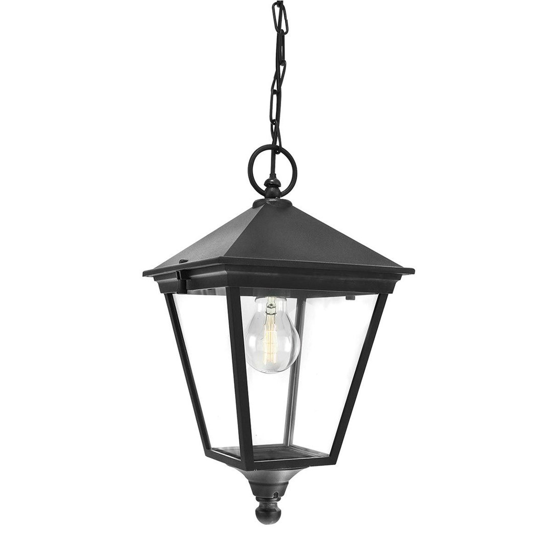 Holborne 1 - Light Black Lantern Pendant