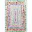 Tapis décoratif moderne multicolore clair et multicolore-1218087842