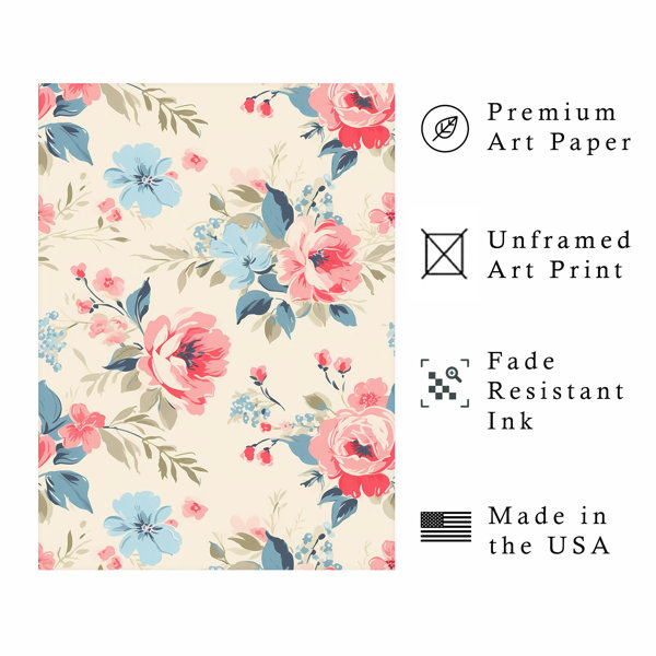 Winston Porter Floral Flower Petals VI Unframed Art Print | Wayfair