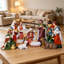 Crèche de Noël 12 pièces 20 cm Scènes de la Nativité-814802129-814802135