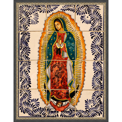 Vierge de Guadalupe Quito, reproduction d'art sur toile encadrée