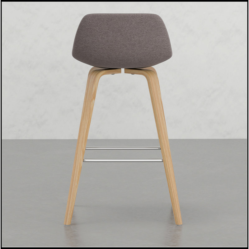 Ensemble de tabourets polyvalents en bois cintré pour divers espaces, rehaussant le confort et le style (ensemble de 2)